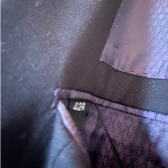 Mens Jean-Paul Germain Dark Blue Sport Coat 42R - Picture 4 of 5